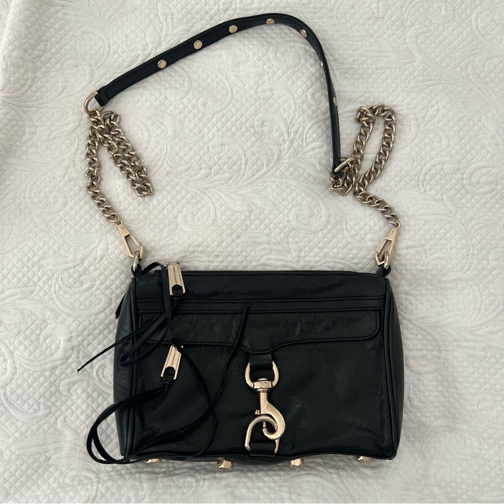 Rebecca Minkoff Mini MAC cross body bag in black